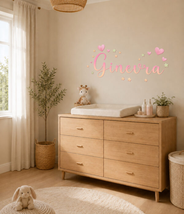 Collezione "MARGHERITE E CUORI" - Kit coordinato per cameretta completa